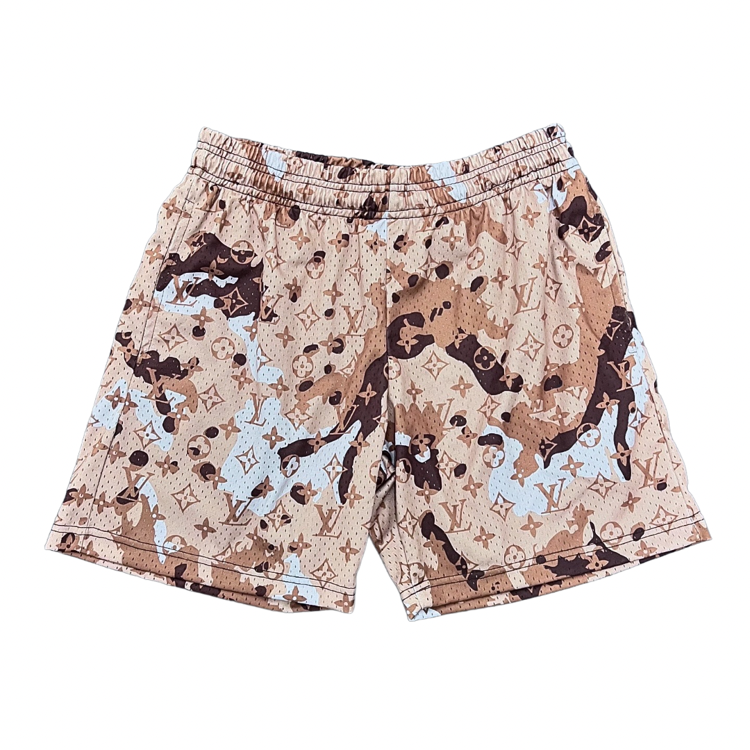 Sand Camo Mesh Shorts