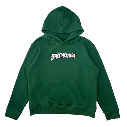 Forest Green Balenciaga x Fucking Awesome Hoodie