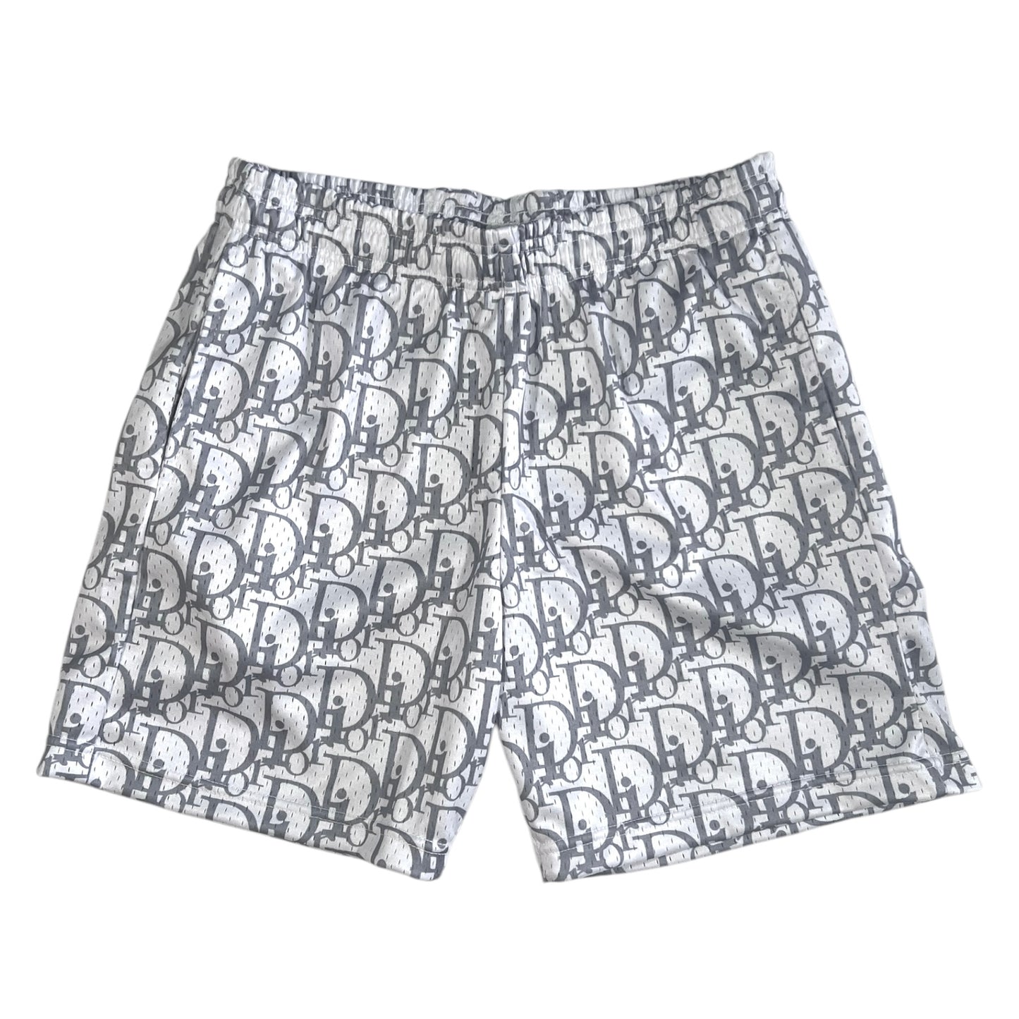 Grey Dior Mesh Shorts (Size M)