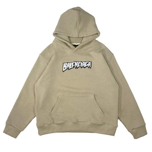 Tan Balenciaga x Fucking Awesome Hoodie