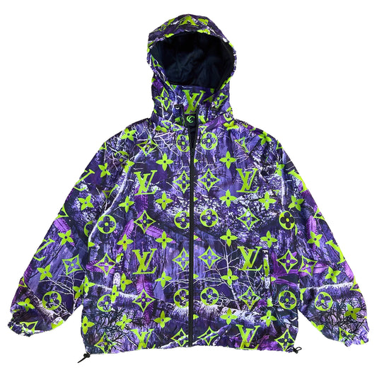 Purple Real Tree Windbreaker