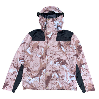 Sand Camo LV x TNF windbreaker (Size M)